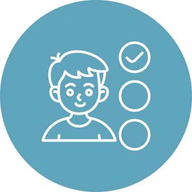 Kullanıcı Puanı simgesi. Yanında kutu simgesi olan genç bir çocuk..