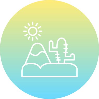 Desert Sofistike Özel Vektör Sanat Nesnesi