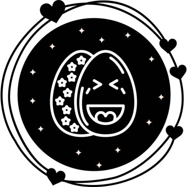 Paskalya Gülen Yumurta Rafineri Temiz Sayısal Grafik Düzeni