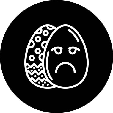 Paskalya Somurtkan Yumurta Minimum Düz Yaratıcı Grafik Tasarımı