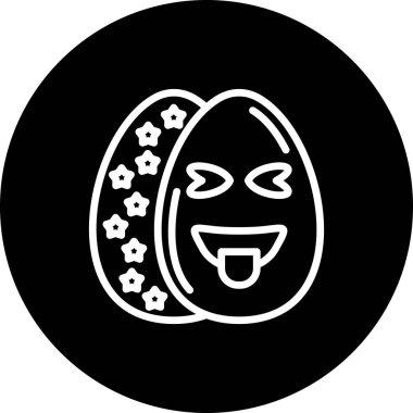 Paskalya şapşal yumurtası, uygulamalarda simge kullanılabilir