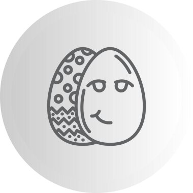 İki dekoratif paskalya yumurtası.