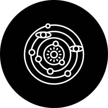 Gezegenli güneş sisteminin basit diyagramı