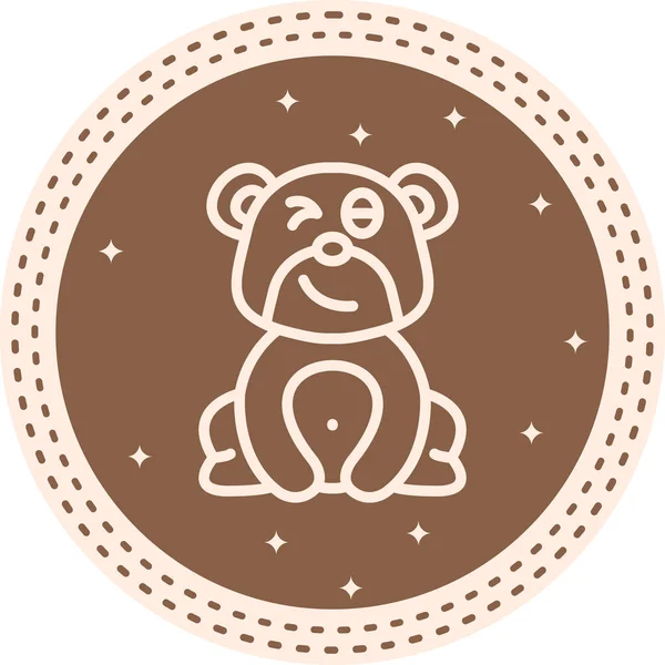 Bear Wink Parlak Modern Yaratıcı Sanat Düzeni