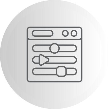 Kaydıraç ve düğmelerle basit kullanıcı arayüzü