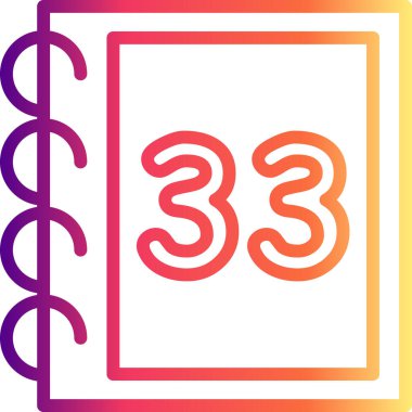 33 Web simgesi vektör illüstrasyonu