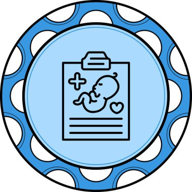 Bebek sağlığı bilgileri ve detaylarını gösteren belge