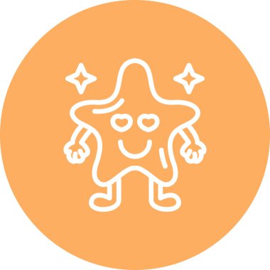 Smiley Star Yaratıcı Dinamik Web Tasarımı Nesnesi