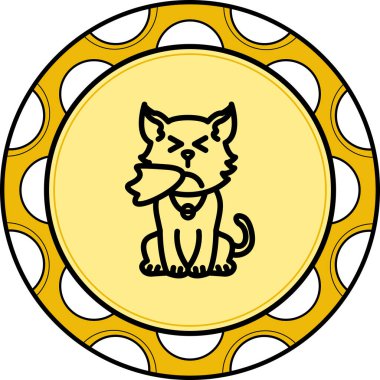 Hapşıran Kedi Yüksek Kaliteli Özel Vektör Tasarımı