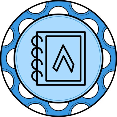 Sekiz numaralı Urduca ile birlikte sarmal defter