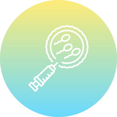 IVF Tedavi Dinamik Yaratıcı Dijital Grafik Şekli