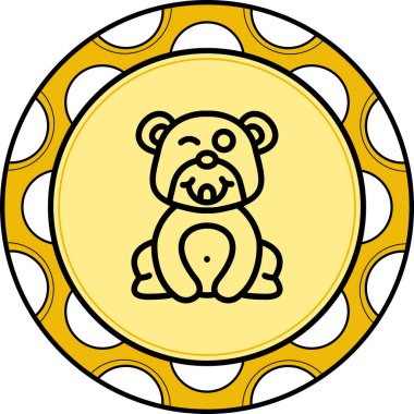 Lezzetli Ayı Temiz Damgalama Grafik ŞekliName