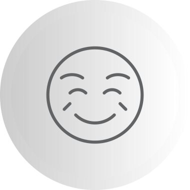 Joy simgesi basit düz çizim