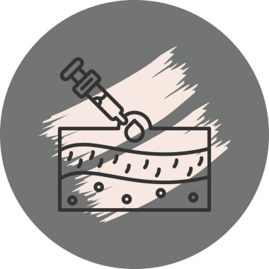 Sivilce tedavisi. yüz derisi simgesi