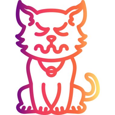 Tiksindirici Kedi Ayırt Canlı Dijital Grafik Özelliği