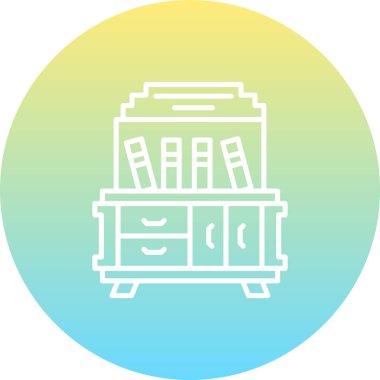 Kitaplık Dengeli Yenilikçi Ürün Grafiksel Elementi