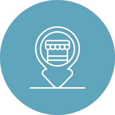 Simge vektör illüstrasyon tasarımını sakla