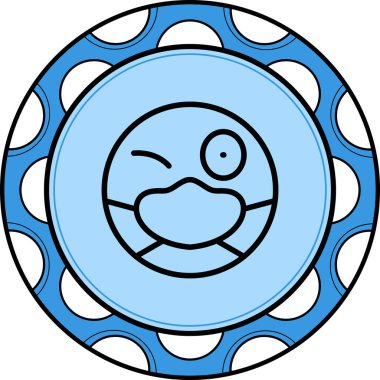 Maskeli Zarif Modern Markalaştırıcı Varlığı