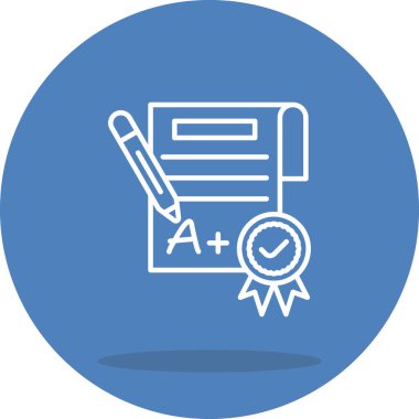 Rapor Kartı Zarif Dijital Tasarım Sembolü