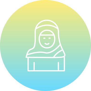 Başörtüsü Kadın Stili Düz Kullanıcı Arayüzü Özelliği