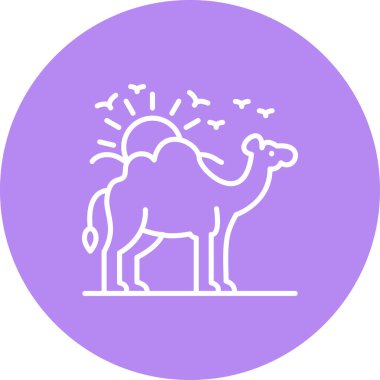 Deve Simgesi Vektör tasarımı