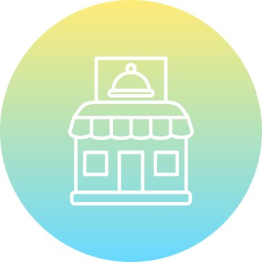 Restoran Stili İşlevsel Web Arayüzü Elementi