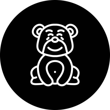 Joy icon simple  flat illustration