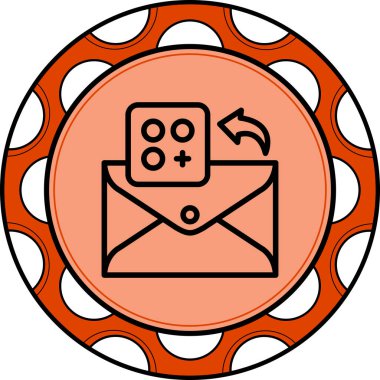 Uygulamalar veya web sayfaları için uygun, bir zarf ve yasaklama işareti ile iletilen e- posta simgesi.