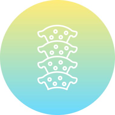 Torasik Omurga Sofistike Temiz Ürün Grafik Şekli