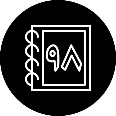 Doksan sekiz web simgesi vektör illüstrasyonu