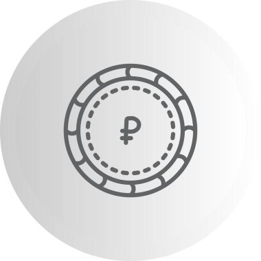 Ruble Asgari Yüksek Çözünürlüklü Vektör Düzeni