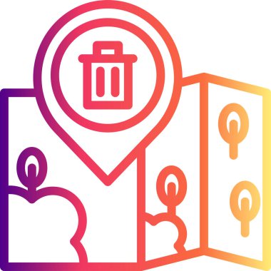 Konum Çöp Premium Temizleme Dijital Sanat Düzeni