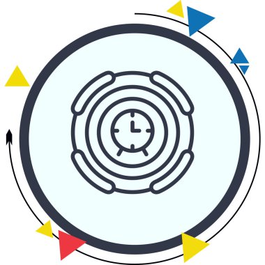 Saat Yenilikçi Modern Yaratıcı Grafik Özelliği