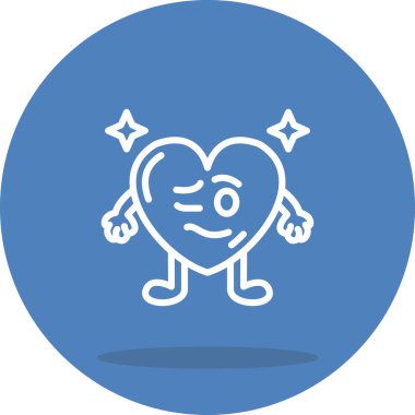 Sersemlemiş Kalp Yaratıcı Dinamik Web Tasarımı Nesnesi