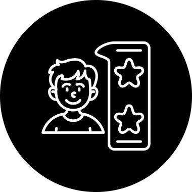 Kullanıcı Gözden Geçirmesi Belirgin Asgari Markalaştırma Vektör Varlığı