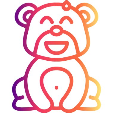 Yorgun Ayı Premium Çağdaş Düz Vektör Özelliği