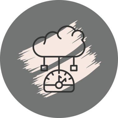 Bulut Performans Simgesi, Beyaz Arkaplan Görüntü