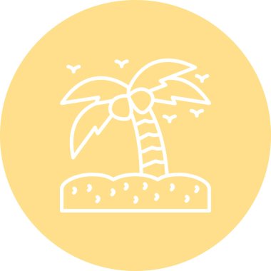 Palm Tree Profesyonel Yenilikçi Düz Tasarım Düzeni