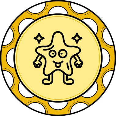 Aptal Yıldız Parlak Modern Yaratıcı Sanat Düzeni