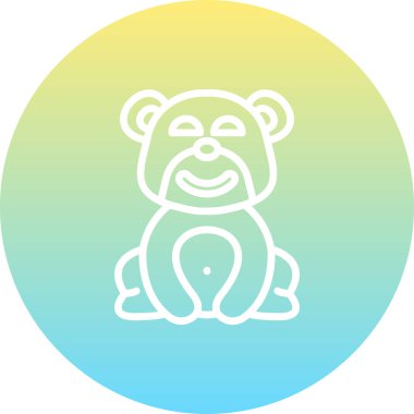 Palyaço Ayısı Vibrant Dijital Grafik Özelliği