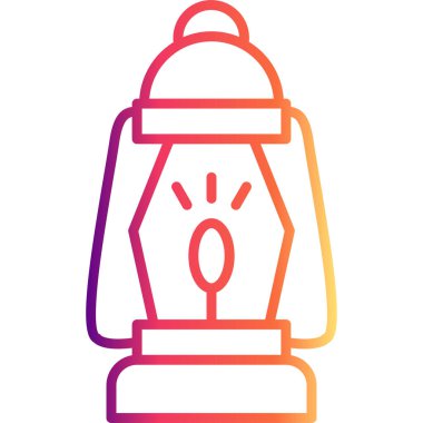 Yağ Lambası Profesyonel Düz Grafik Sembolü