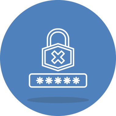 Parola Reddedilmiş Eşsiz Düz Dijital Nesne Tasarımı