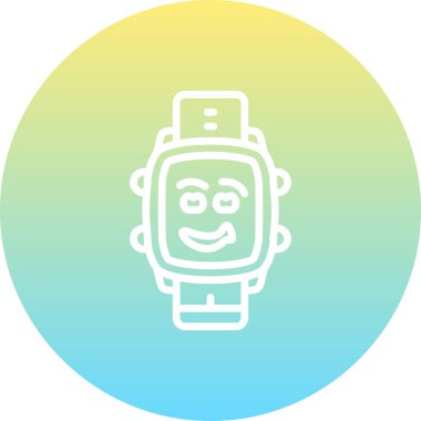 Sırıtmayı İzle Yaratıcı Eşsiz Markalaştırma Vektörü Elementi