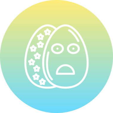 Paskalya Üzüntülü Yumurta Rafineri Temiz Sayısal Grafik Düzeni