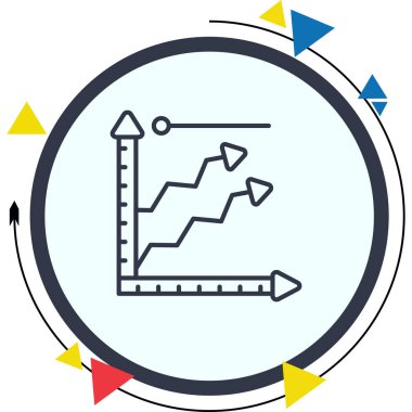 Sentetik Veri Zarif Profesyonel Düz Grafik Sembolü