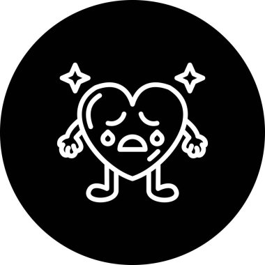 Terleyen Kalp Temiz Sayısal Grafik Düzeni