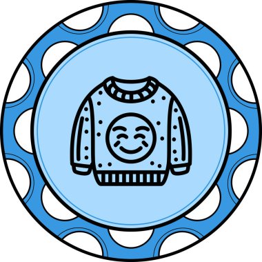 Joy simgesi basit düz çizim