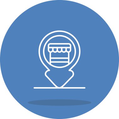 Simge vektör illüstrasyon tasarımını sakla