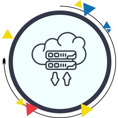 Bulut Ev Sahipliği Zarif Dengeli Düz Sanat Özelliği