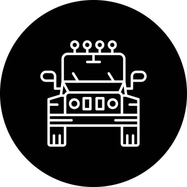 cip simgesi, vektör illüstrasyonu basit tasarım